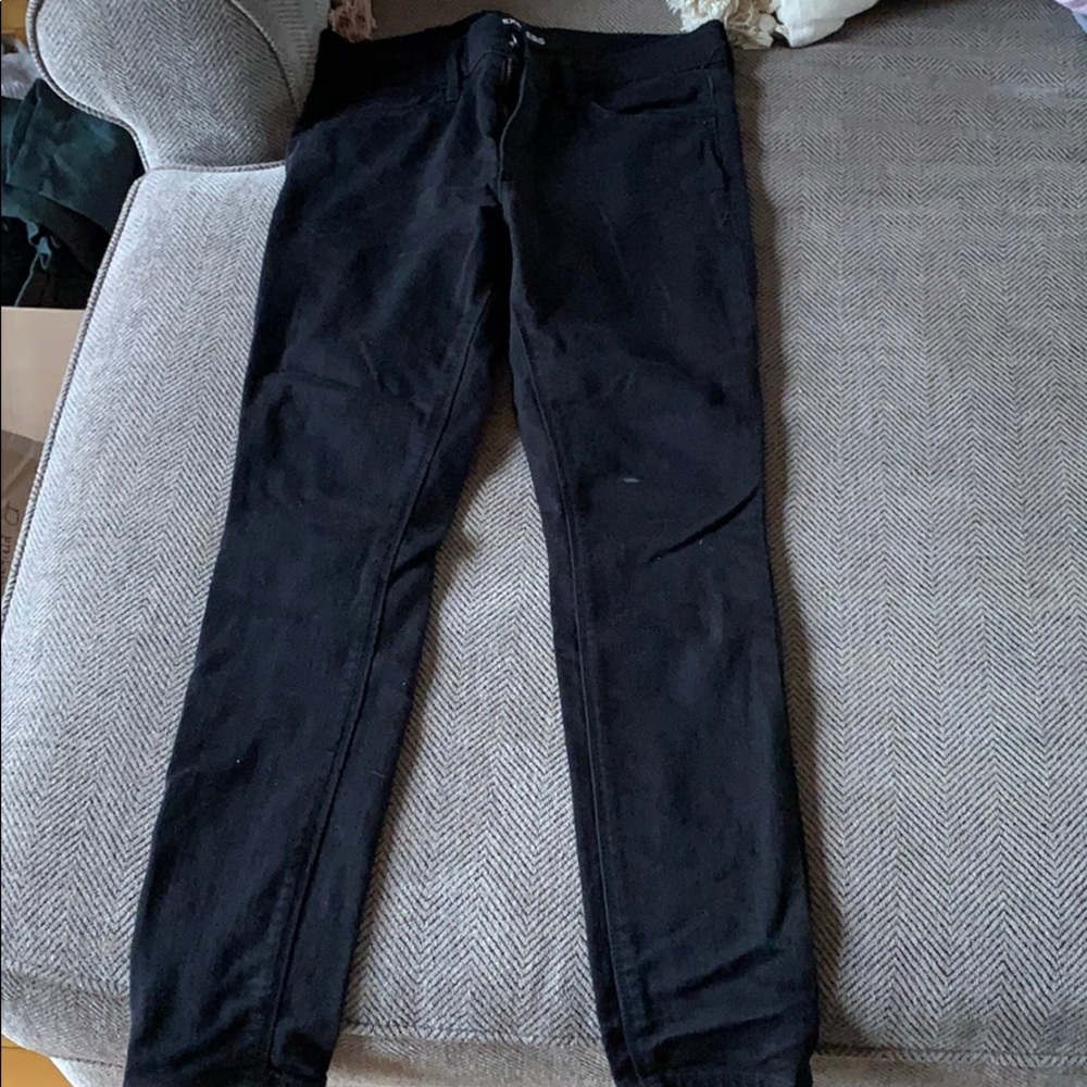 Express black jeggings